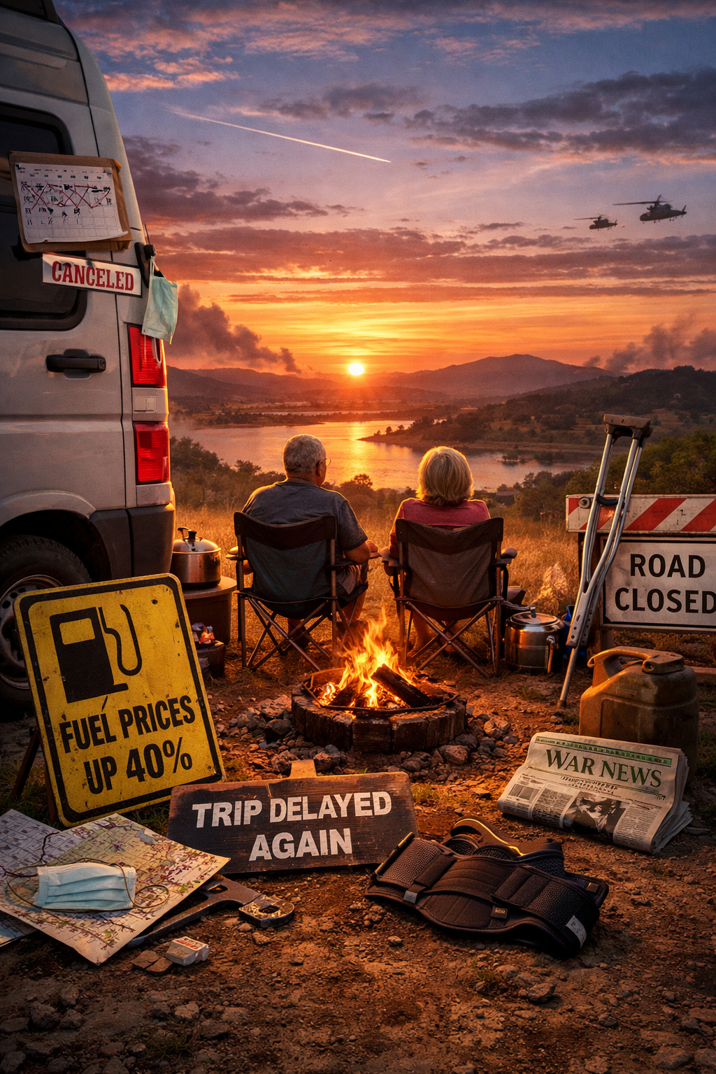 Whatever you do, don’t plan to travel with us.